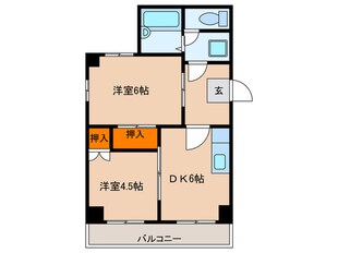 ハイライフひばりヶ丘の物件間取画像